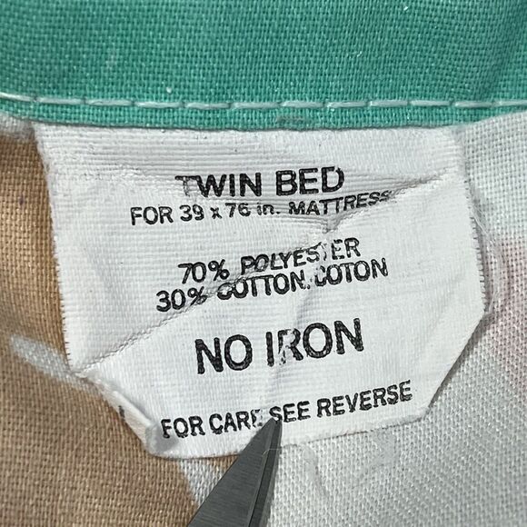 VTG‎ Ace Treasure Trolls Dolls Twin Flat Sheet 1992 Retro Cutter Fabric Crafters - Picture 7 of 7